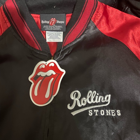 THE ROLLING STONES OFFICIALLY LICENSED JUNIORS SIZE VARSITY JACKET! BRAND NWT - Picture 4 of 6